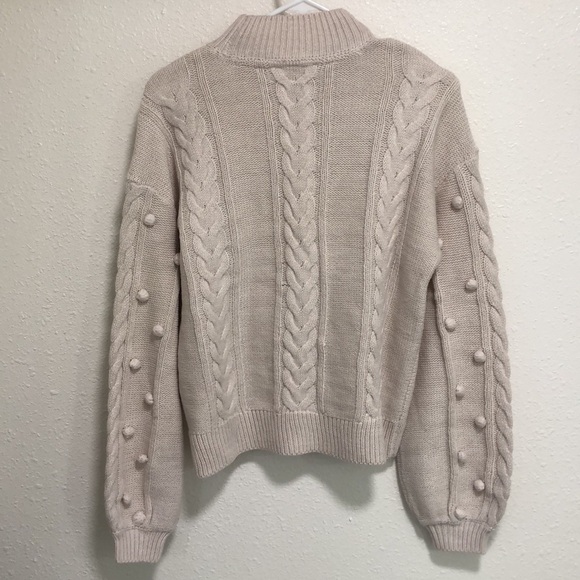 RD Style Anthropologie Women’s Cream Sweater Size Medium - Picture 4 of 4